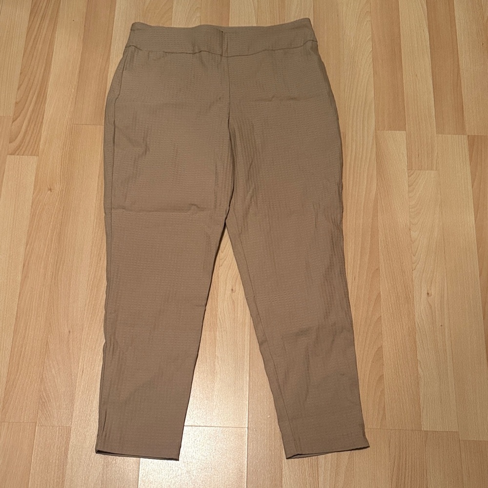 Versona Tan Stretchy Ankle Length Pants